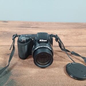 Nikon COOLPIX L110 12.1 MP Digital Camera - 15x Zoom - Black - with 2GB SD Card